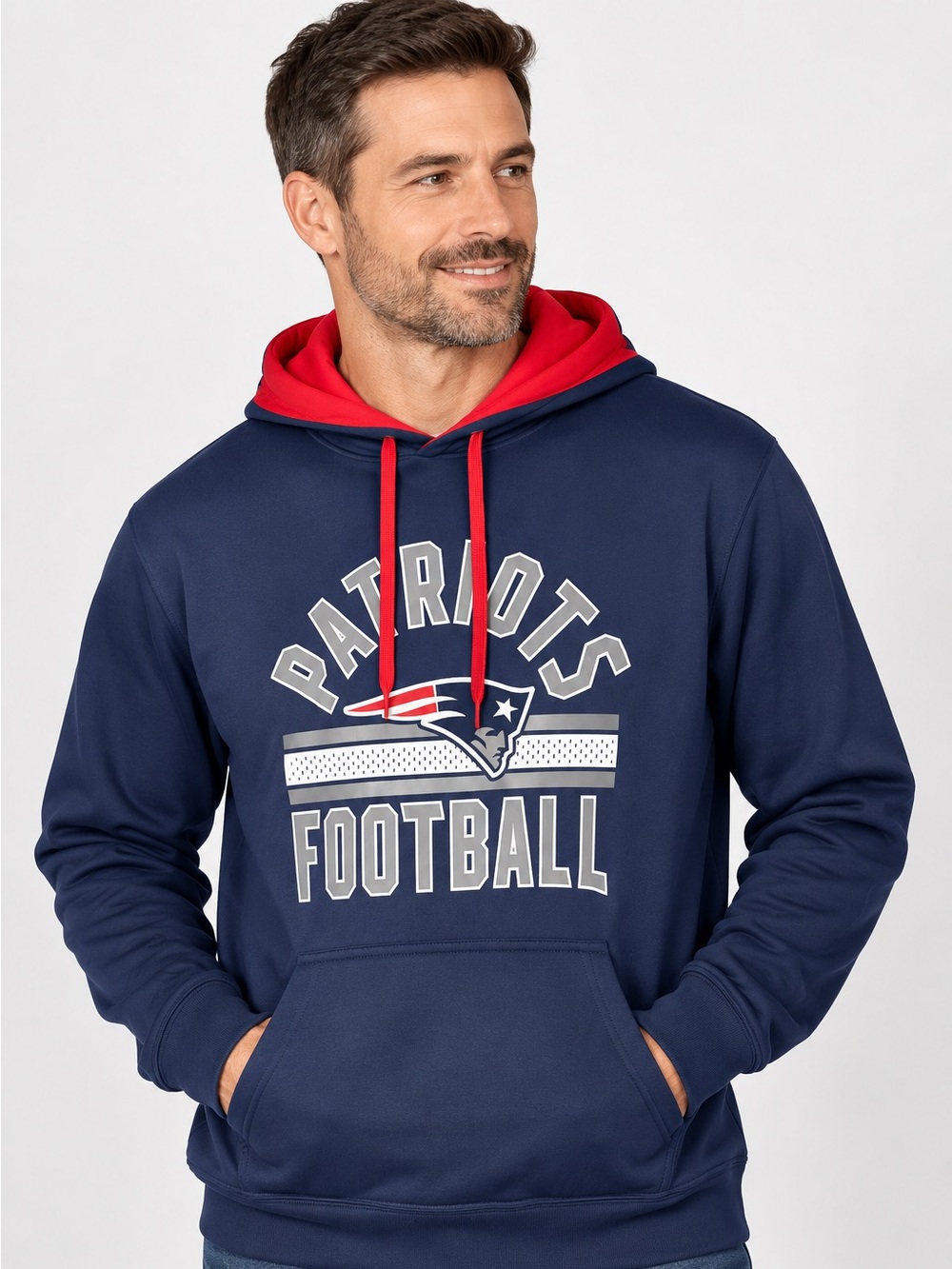 New England Patriots NFL Pullover Hoodie – Men’s XL